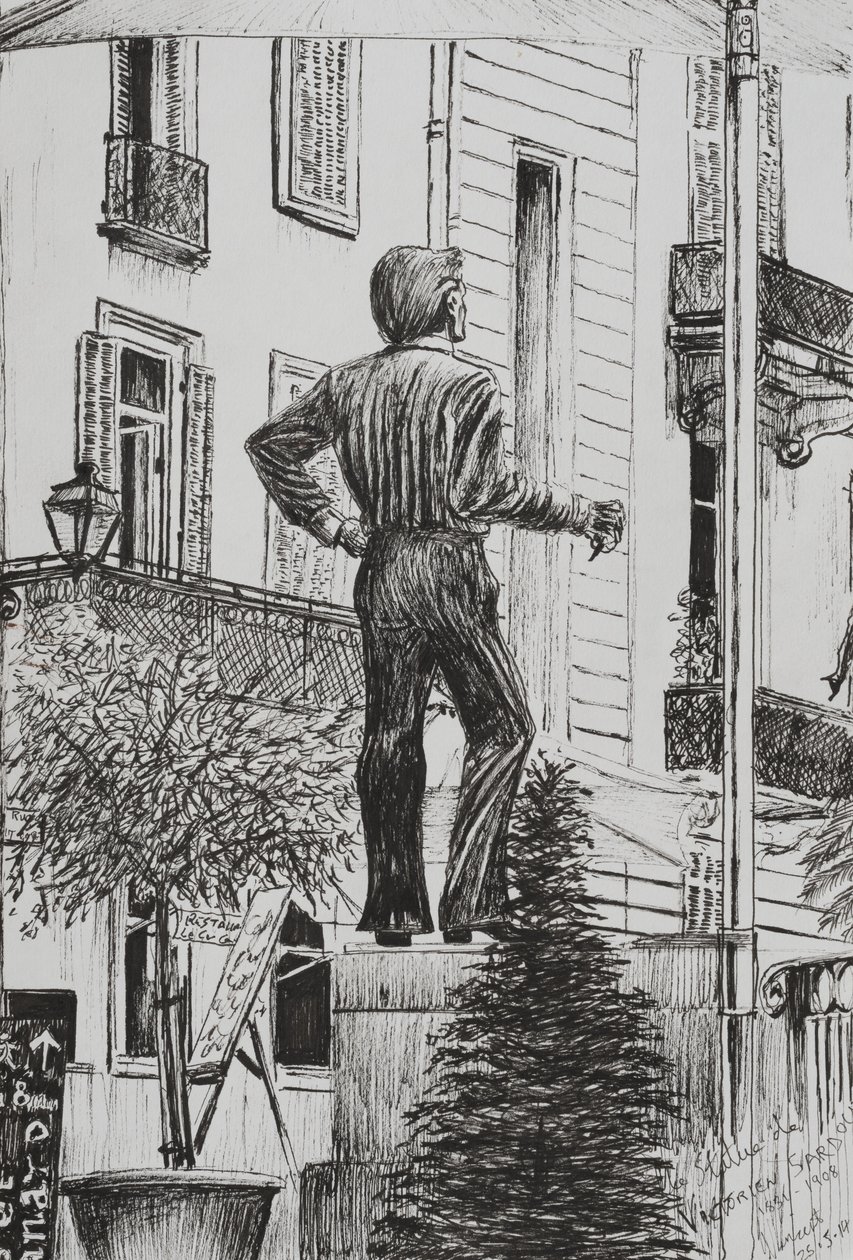 Standbeeld in Cannet, 2014 door Vincent Alexander Booth