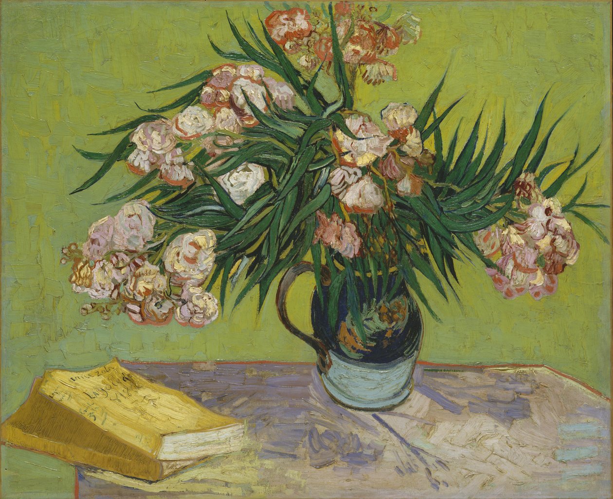 Stilleven met oleander door Vincent van Gogh