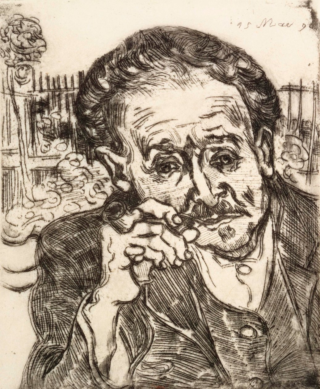 Dr. Gachet door Vincent van Gogh