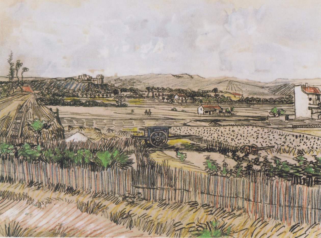 Oogst in de Provence door Vincent van Gogh