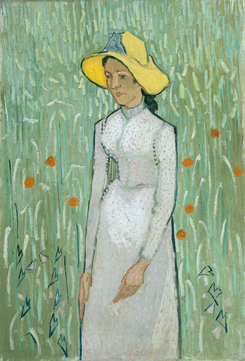 Meisje in het Wit, 1890 door Vincent van Gogh