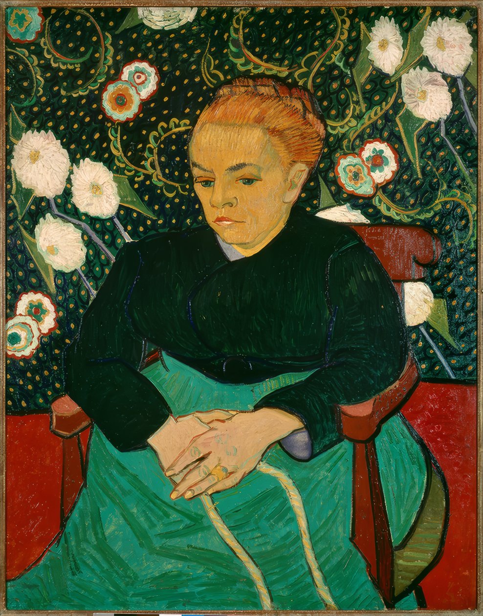 De wieg (Augustine Roulin) door Vincent van Gogh