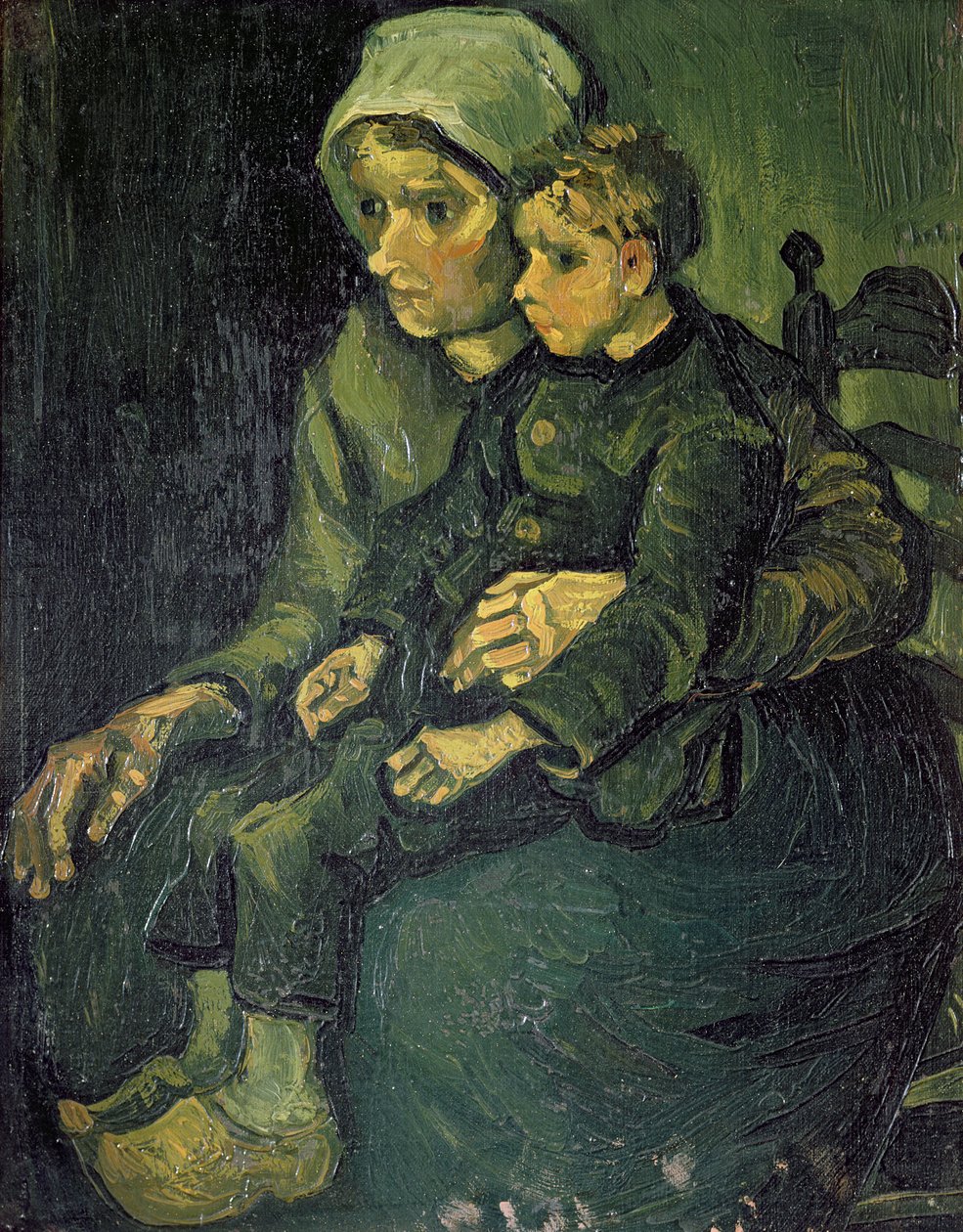 Moeder en Kind, 1885 door Vincent van Gogh