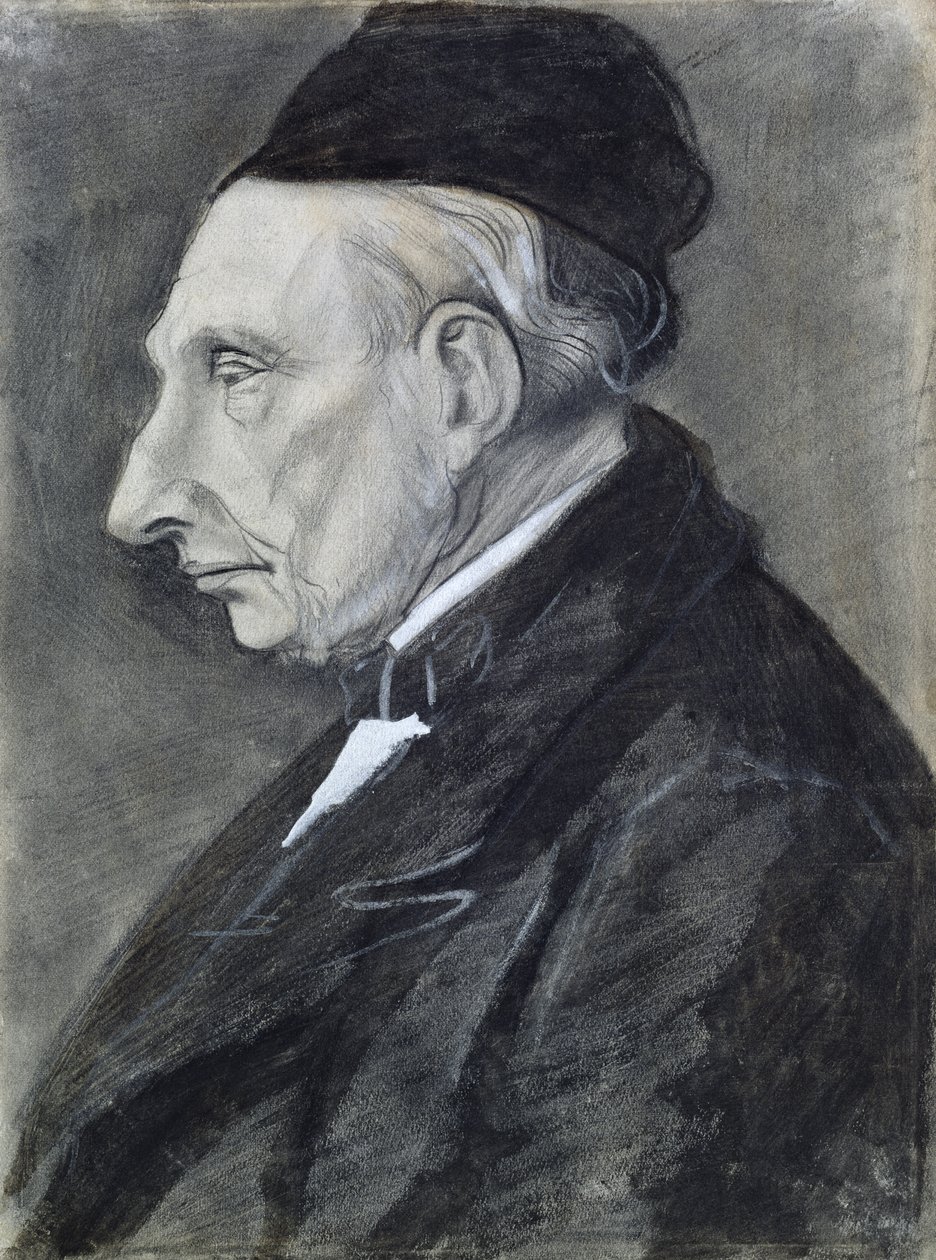 Portret van de grootvader van de kunstenaar, 1881 door Vincent van Gogh