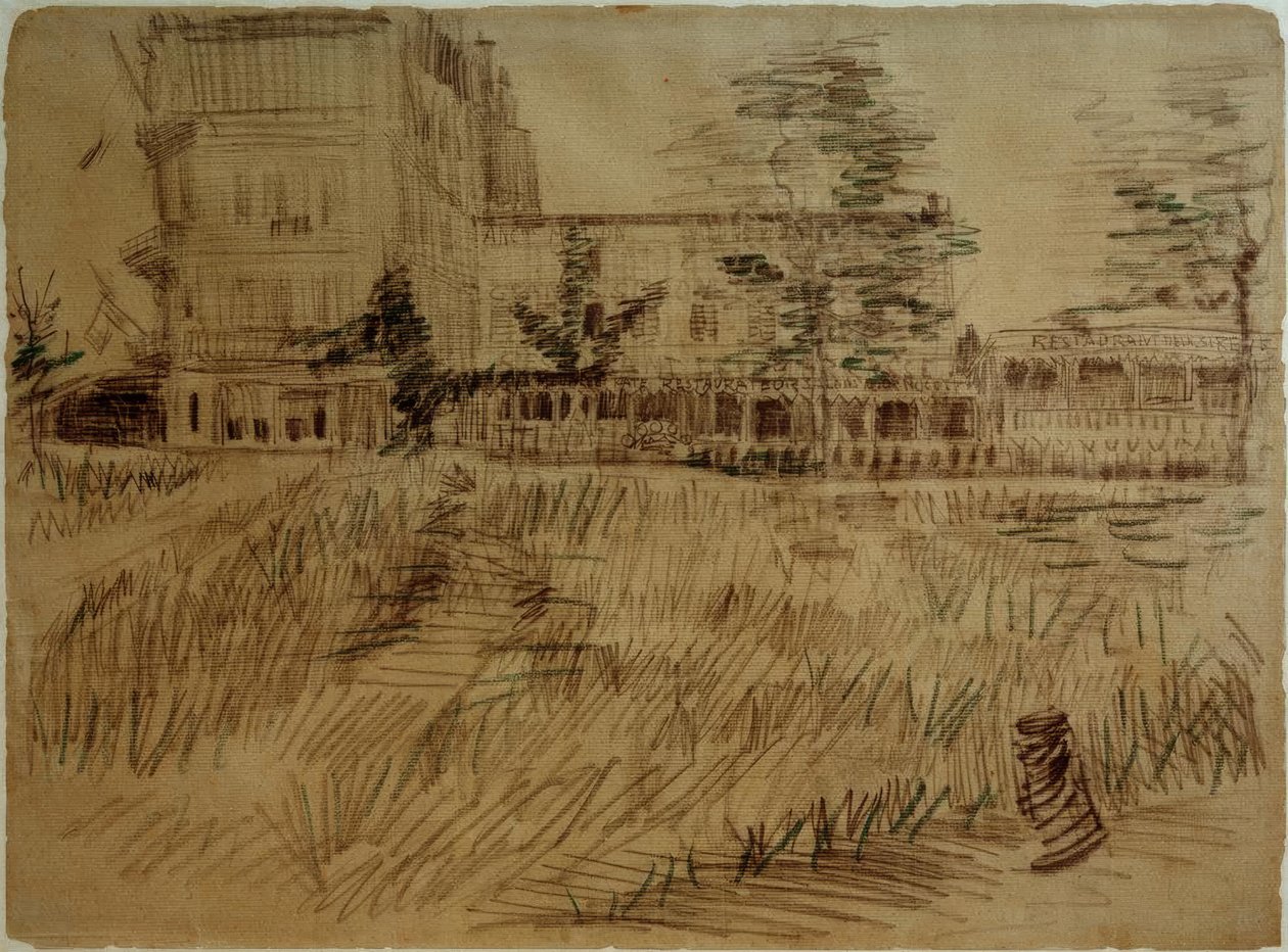 Restaurant De la Sirène in Asnières door Vincent van Gogh