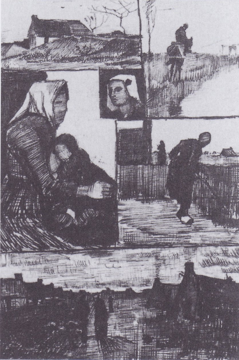 Schetsblad door Vincent van Gogh