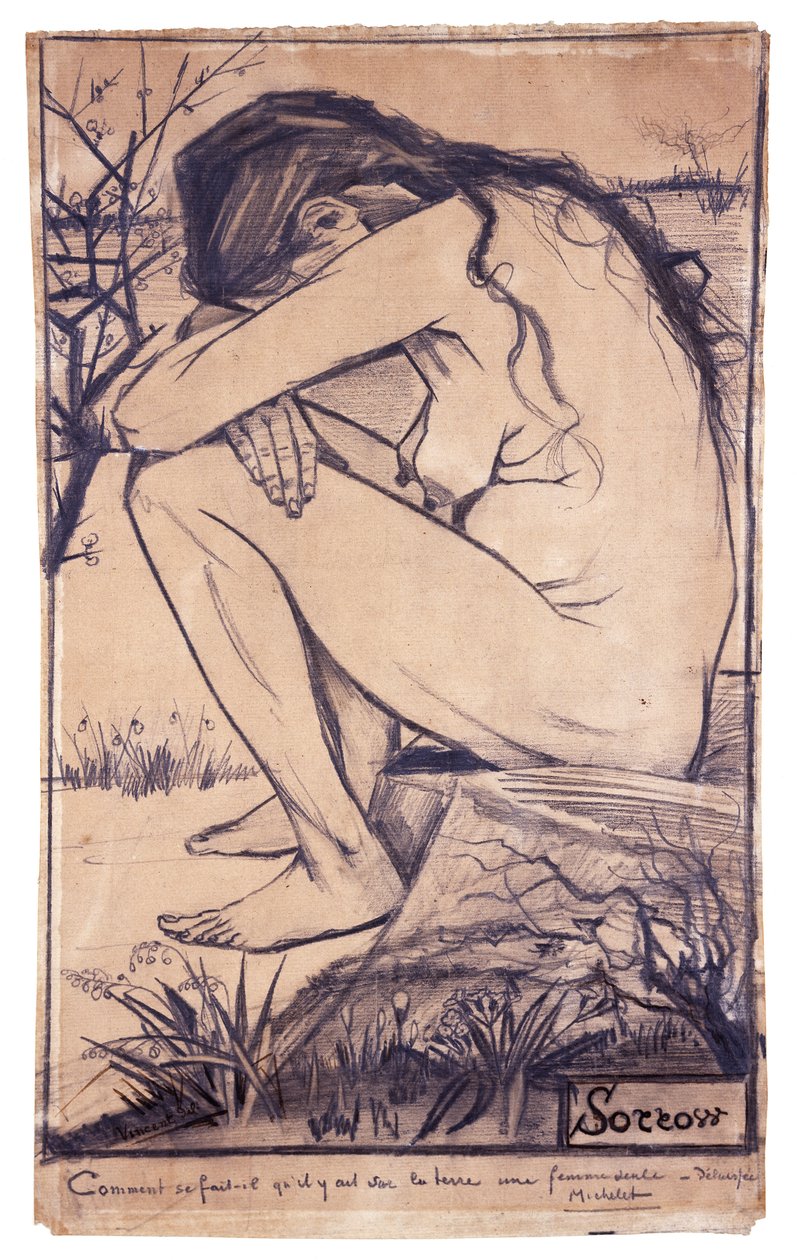 Verdriet door Vincent van Gogh