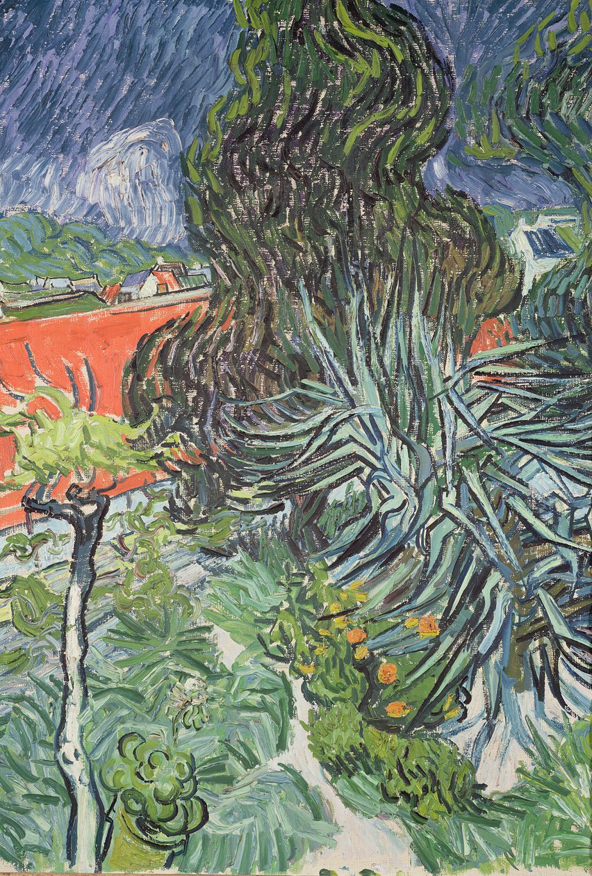 De Tuin van Dokter Gachet in Auvers-sur-Oise, 1890 door Vincent van Gogh