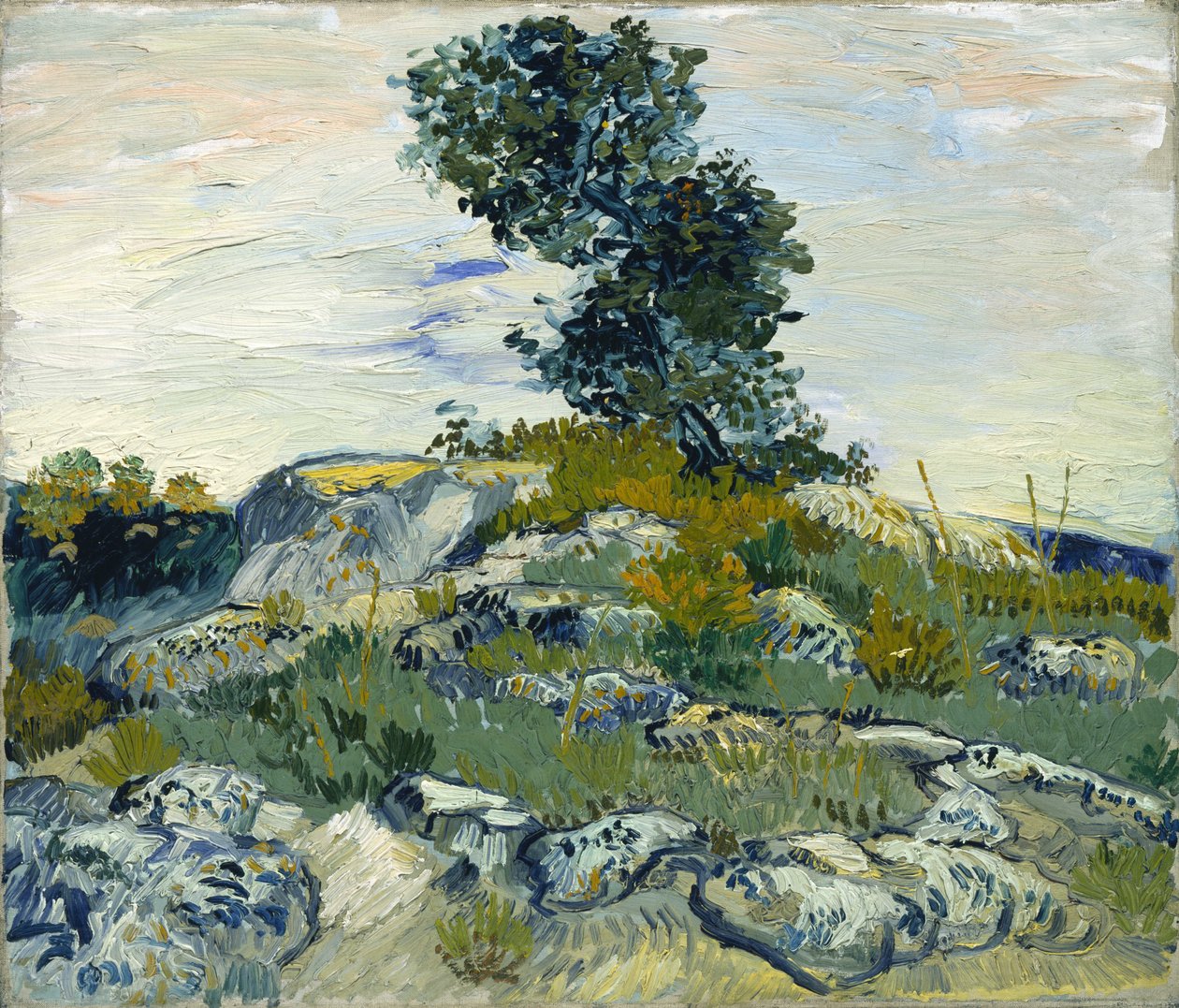 De rotsen door Vincent van Gogh