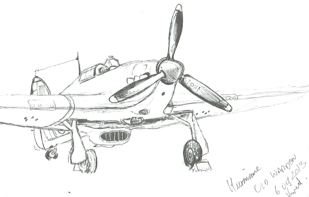 Hawker Hurricane, 2013 door Vincent Alexander Booth
