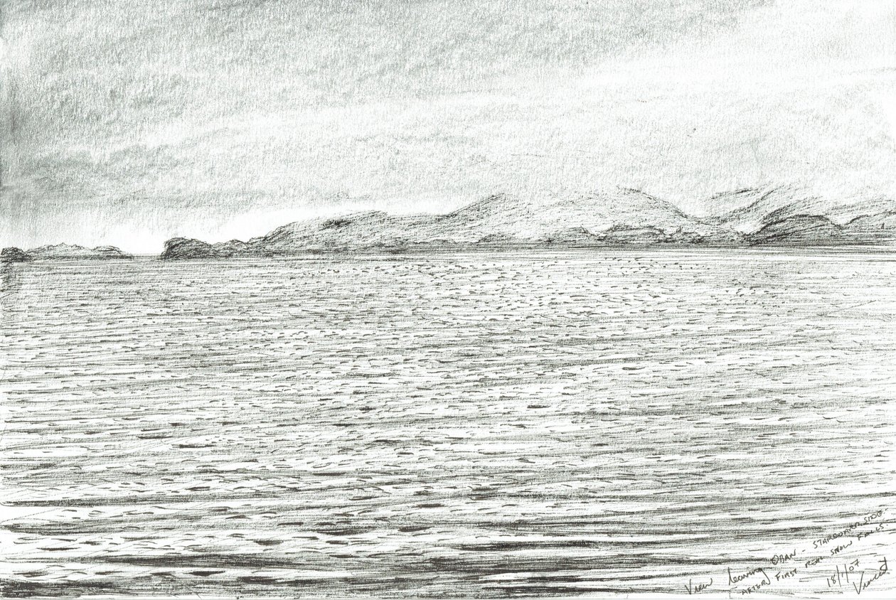 Vertrek uit Oban, 2007 door Vincent Alexander Booth