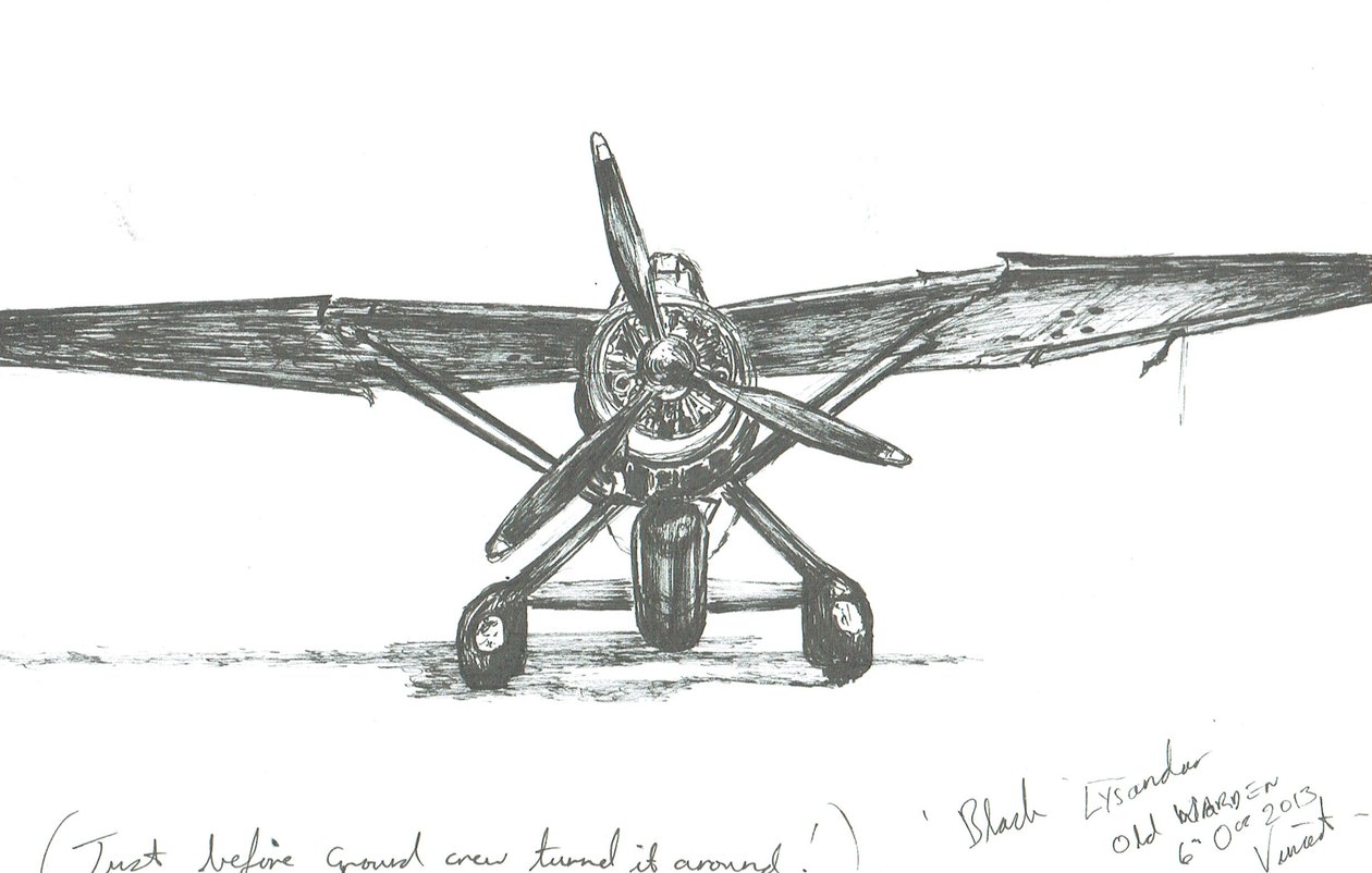Lysander bij Old Warden, 2012 door Vincent Alexander Booth