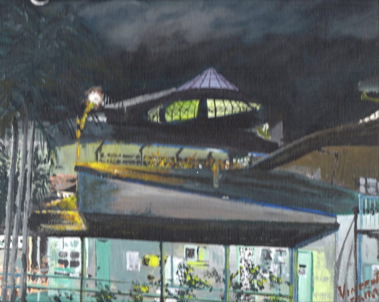Nacht in Cairns door Vincent Alexander Booth