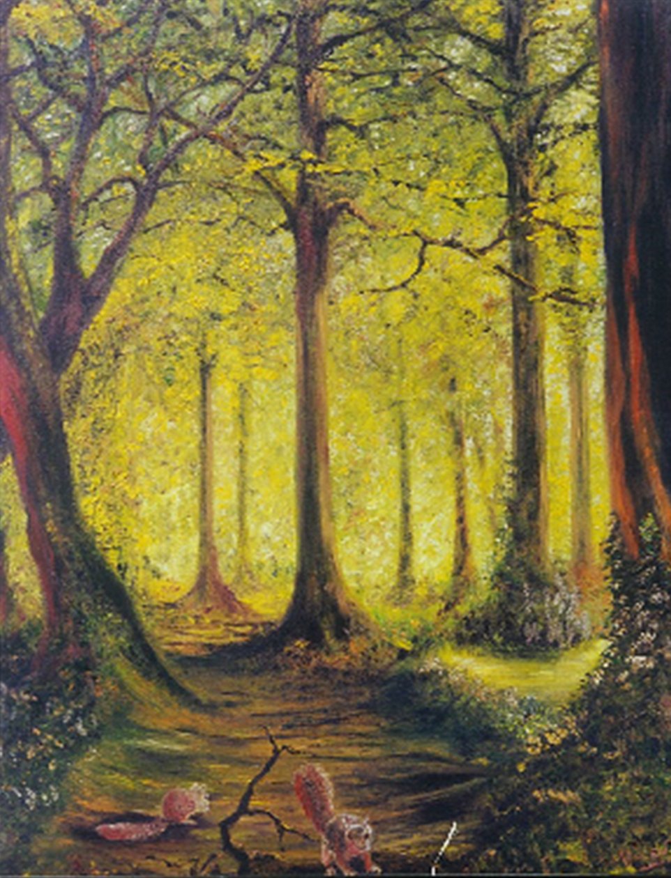 Bosgeel door Vincent Alexander Booth