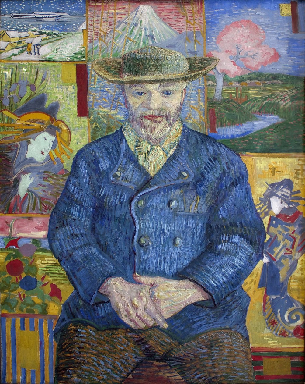 Portret van Père Tanguy door Vincent van Gogh