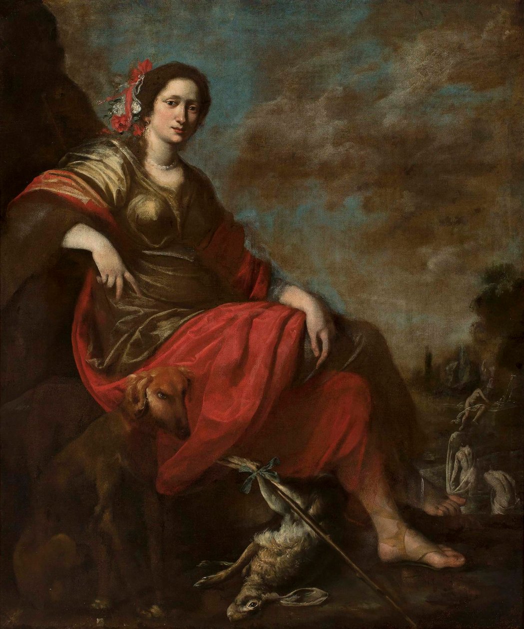 Diana de jageres (zonder het frame) door Vincent Malò (I)