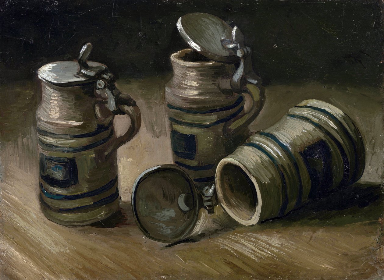 Bierpullen door Vincent van Gogh