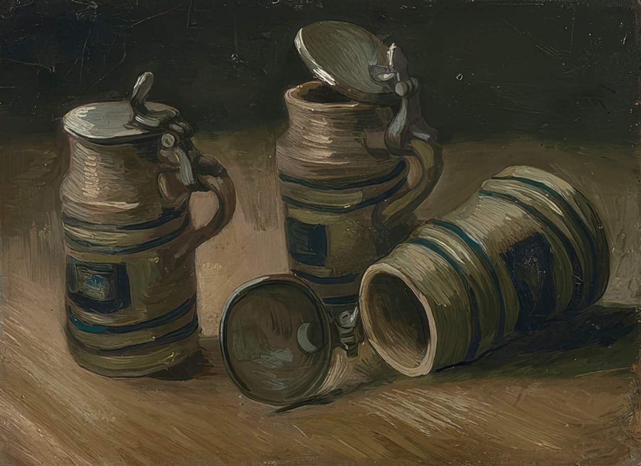 De bierkruiken. 1885 door Vincent van Gogh