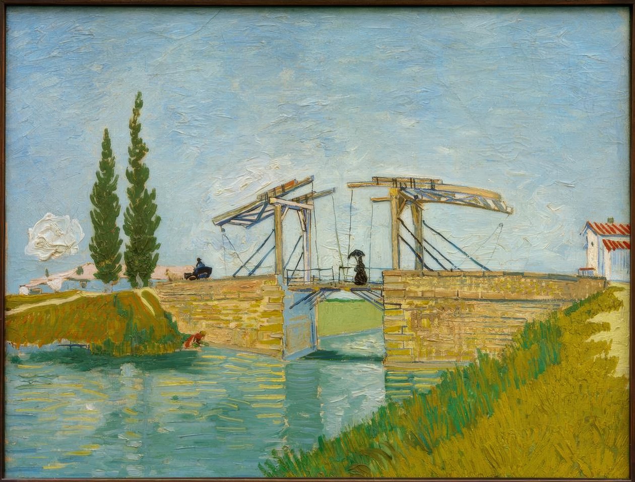 De ophaalbrug door Vincent van Gogh
