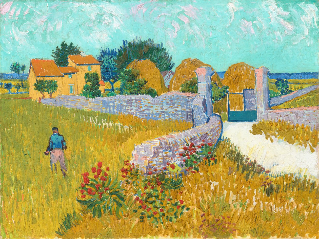 Boerderij in de Provence door Vincent van Gogh