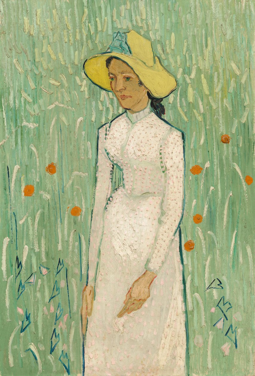 Meisje in Wit door Vincent van Gogh