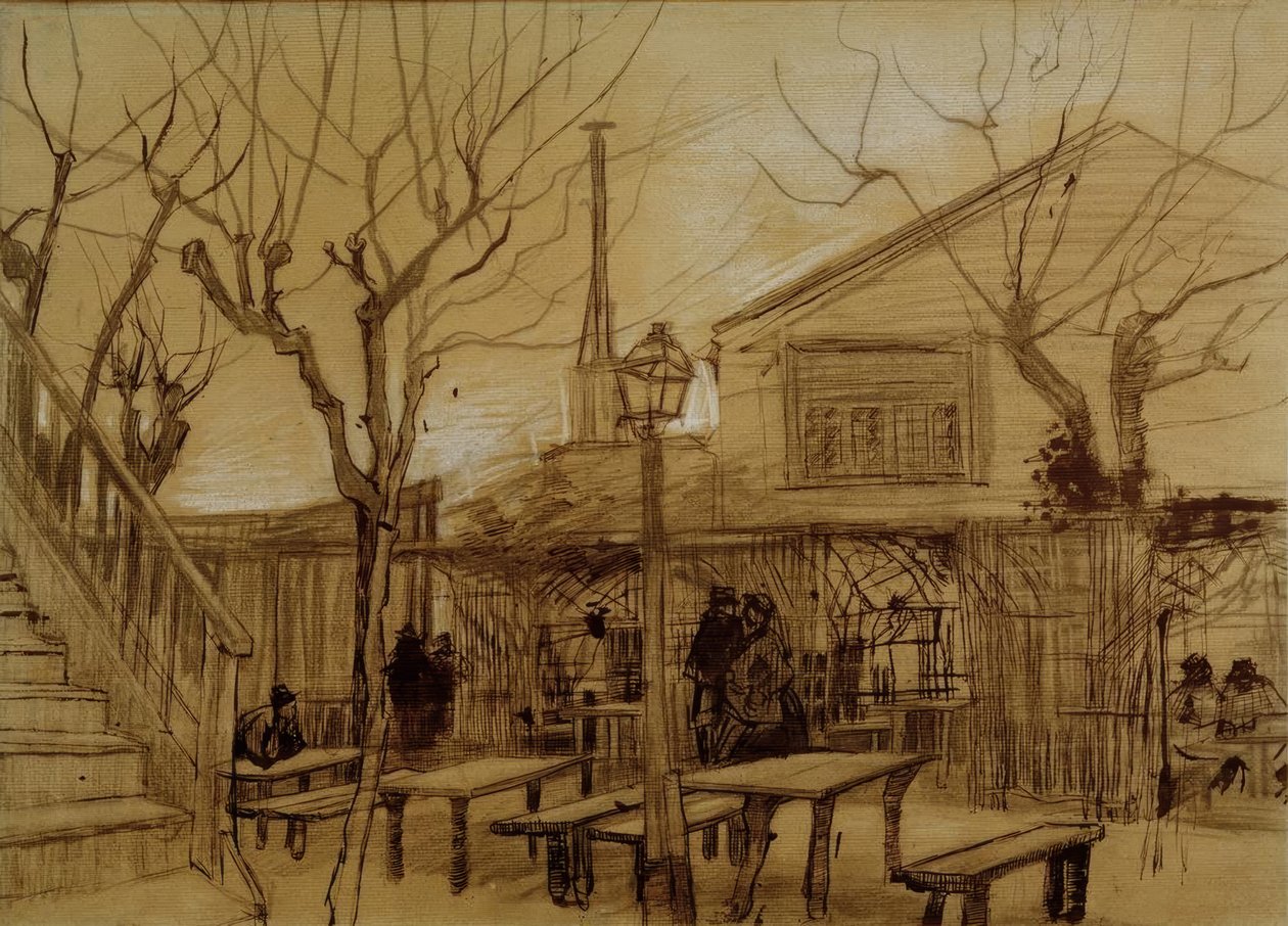Guinguette door Vincent van Gogh