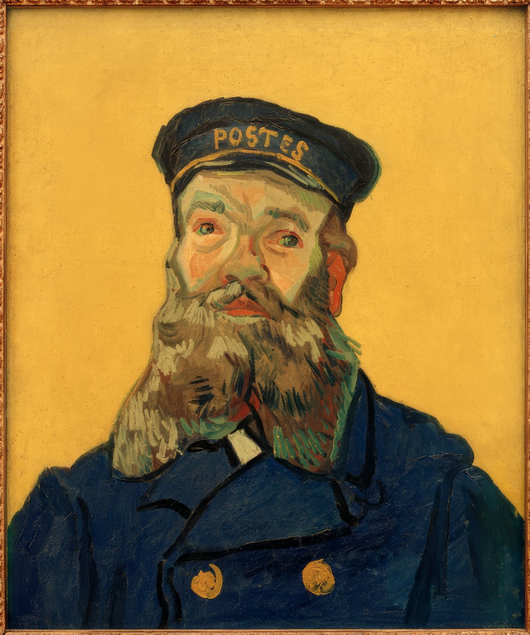 De postbode Joseph Roulin door Vincent van Gogh