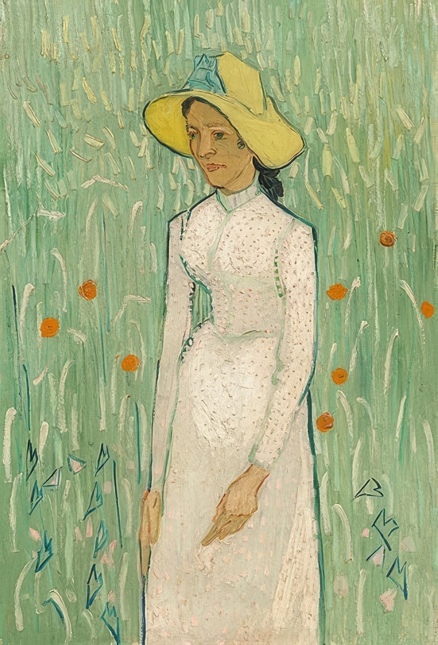 Meisje in het wit door Vincent van Gogh