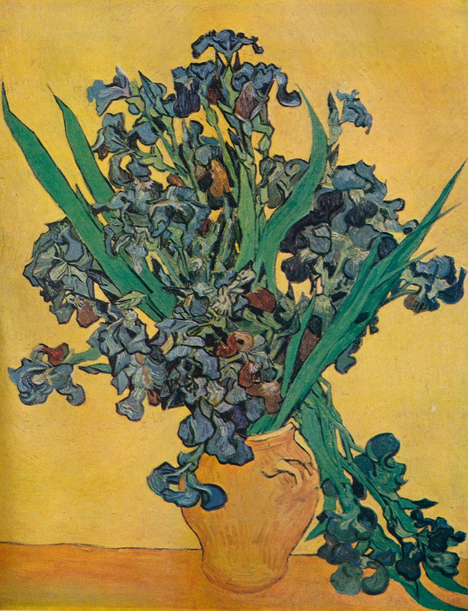 Stilleven: Iris, 1890 door Vincent van Gogh