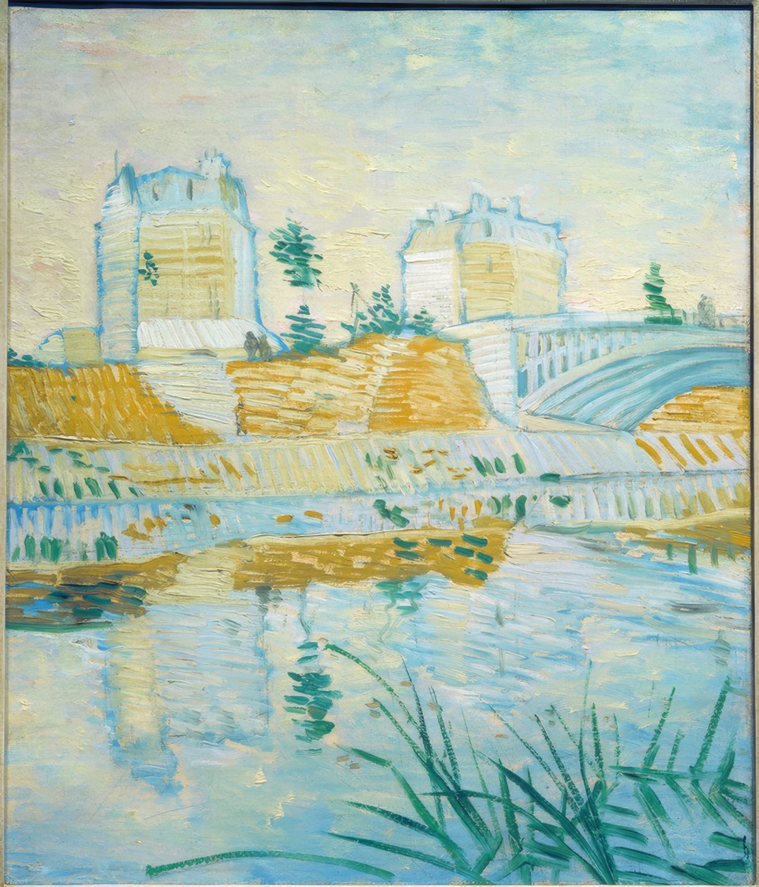 Pont de Clichy door Vincent van Gogh
