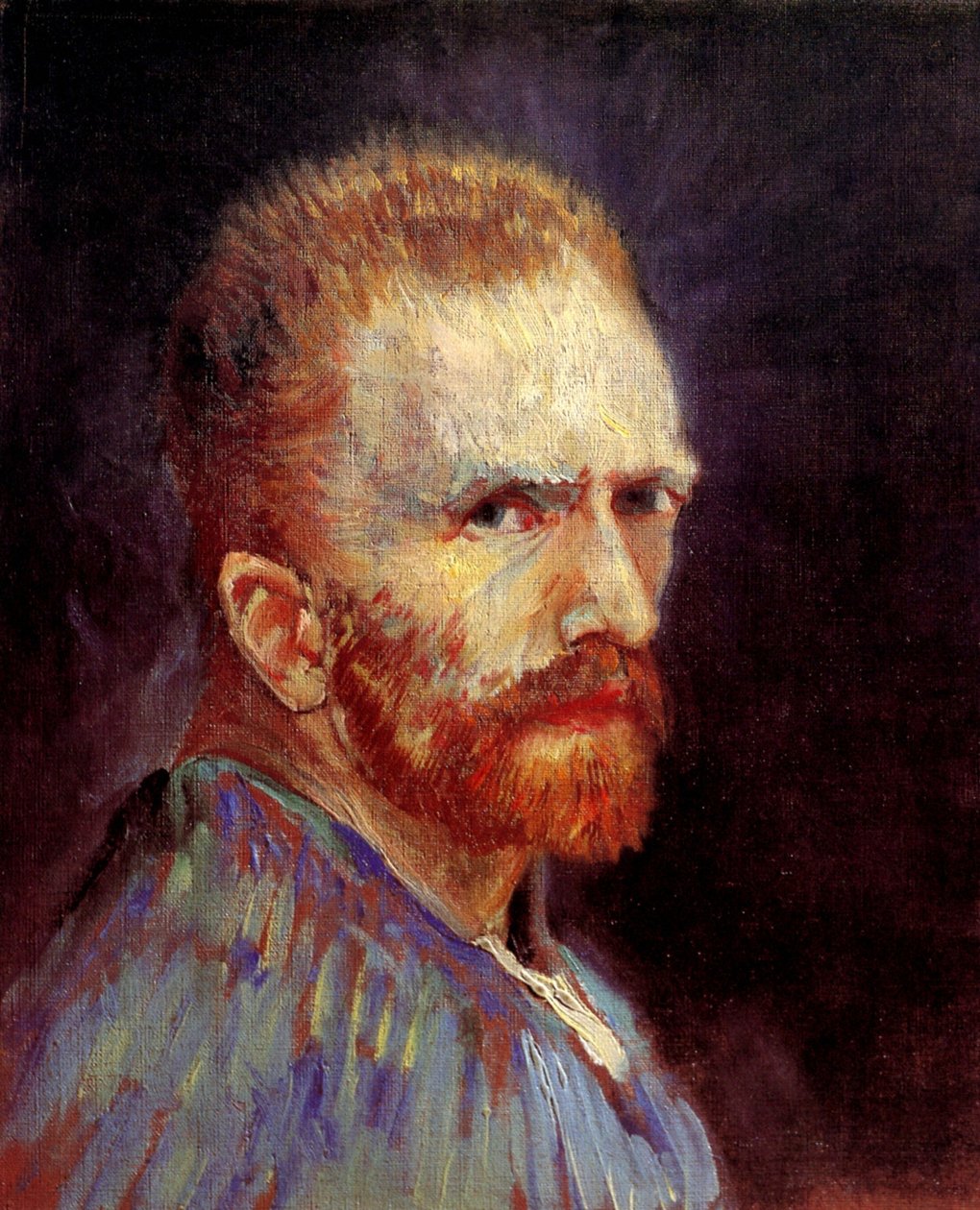 Zelfportret, ca.1887 (olieverf op doek) door Vincent van Gogh
