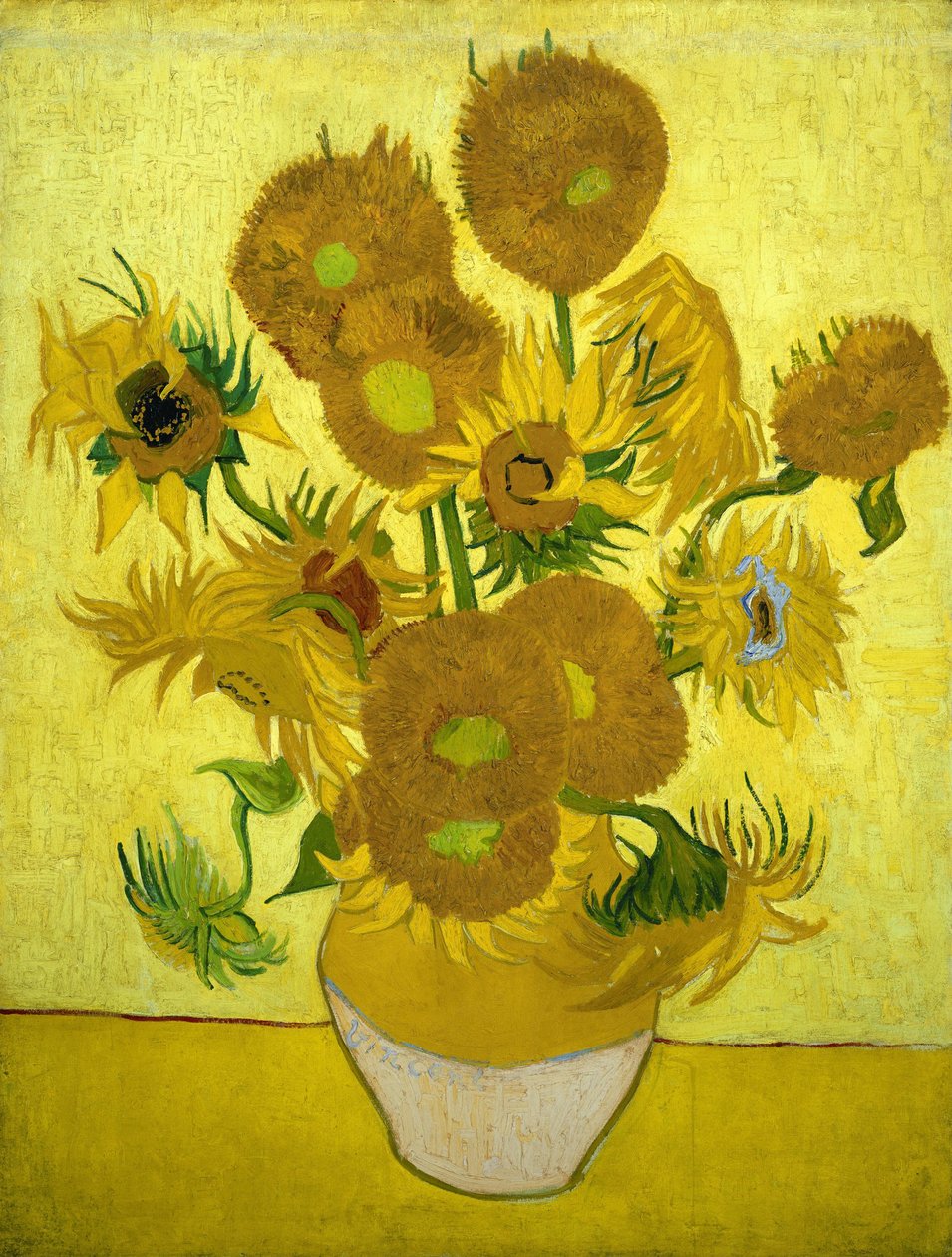 Zonnebloemen door Vincent van Gogh
