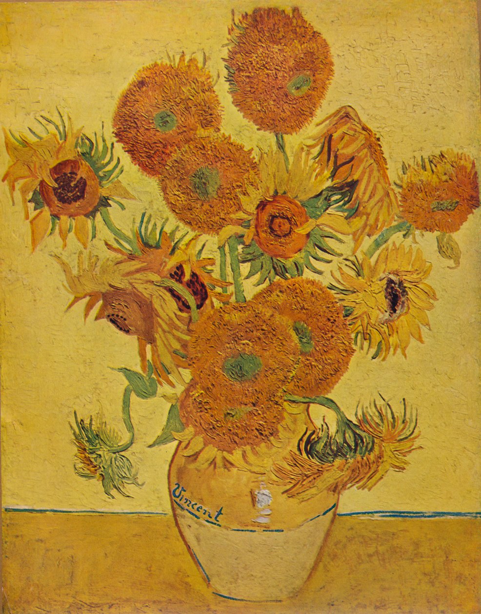 Zonnebloemen, 1888 1935 door Vincent van Gogh