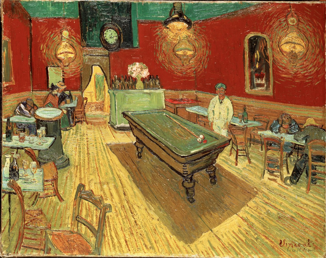 Het nachtcafé door Vincent van Gogh