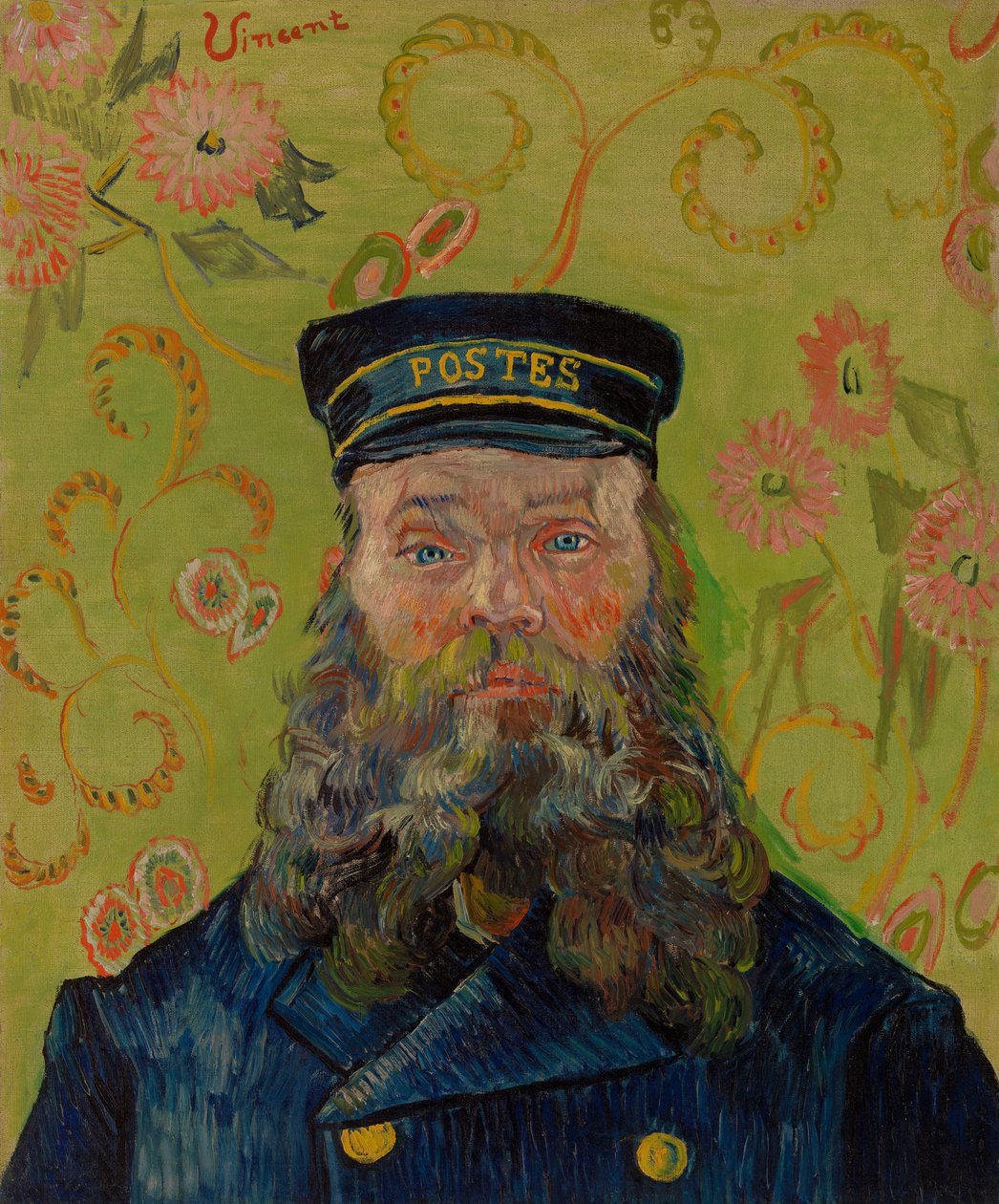 De Postbode (Joseph-Étienne Roulin) door Vincent van Gogh