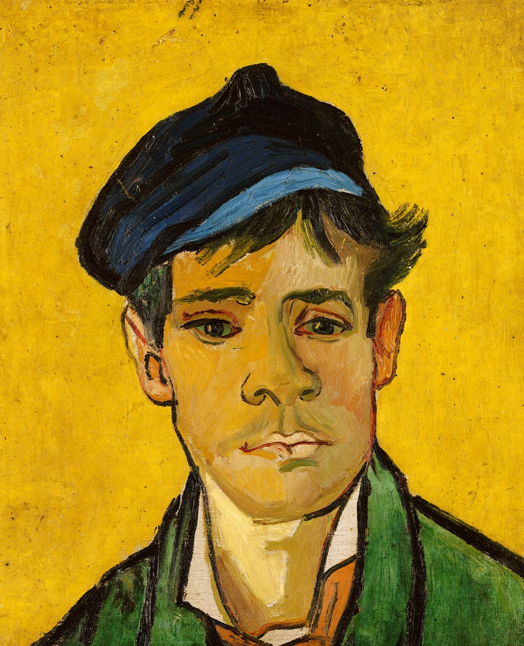 Jonge man met een hoed, 1888 door Vincent van Gogh