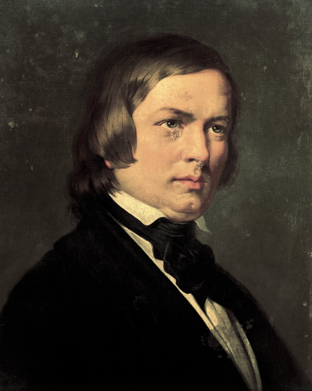 Portret van Robert Schumann door Vincenzo Busciolano