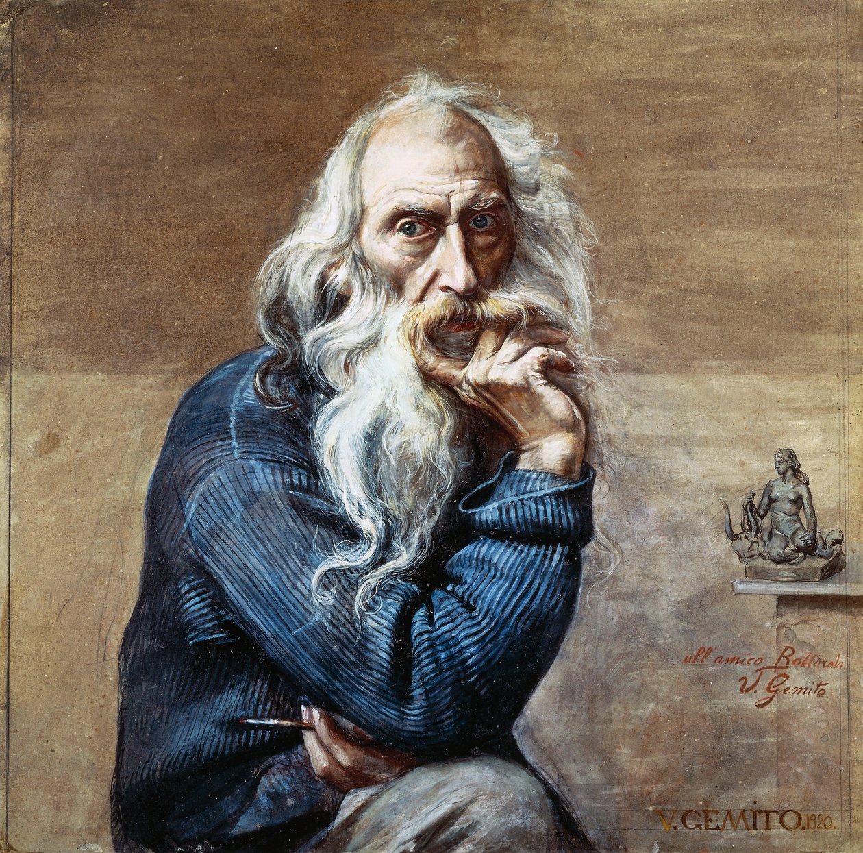 Zelfportret door Vincenzo Gemito