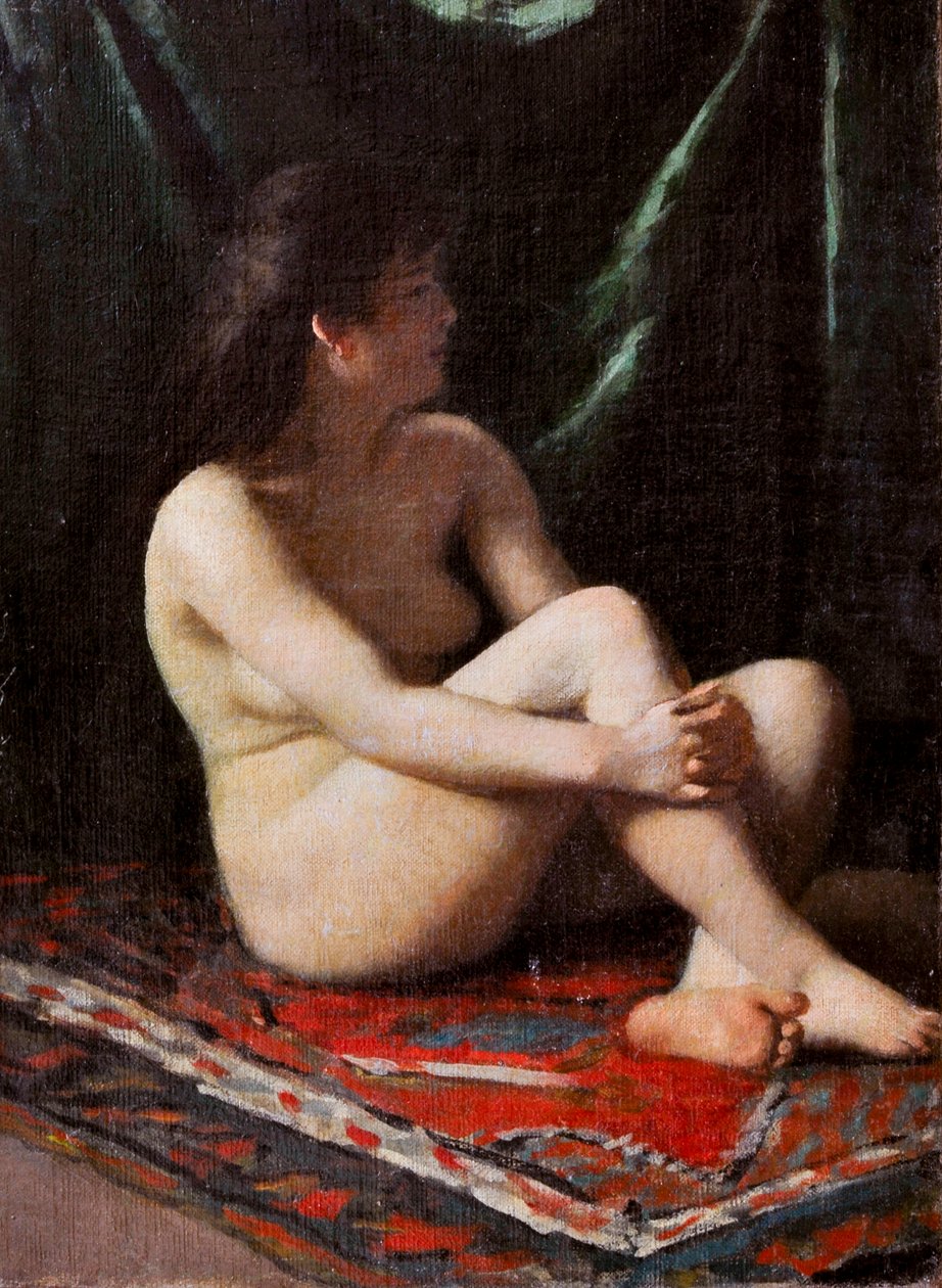 Naakt, c.1865-68 door Vito d