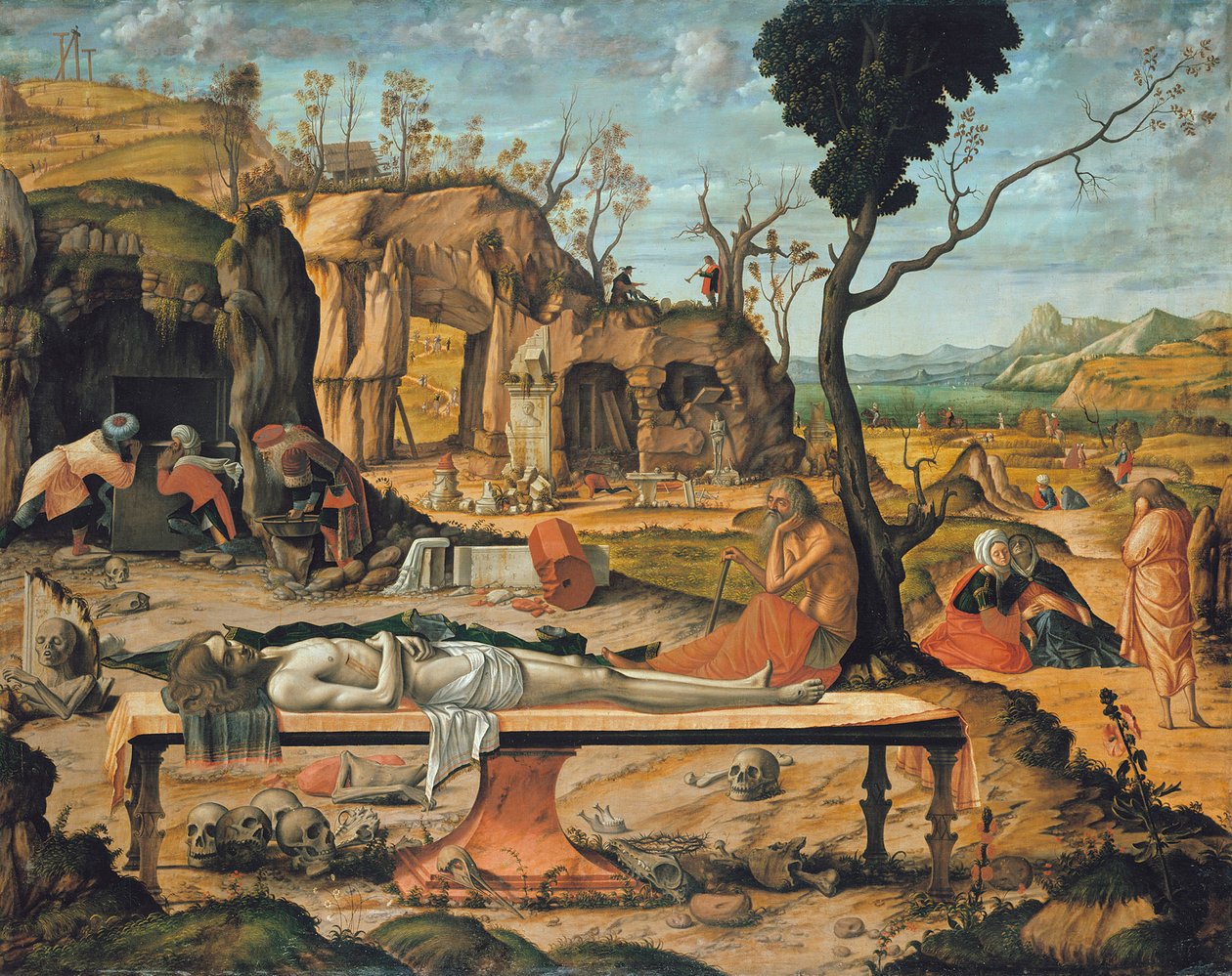 Voorbereiding van het graf van Christus door Vittore Carpaccio