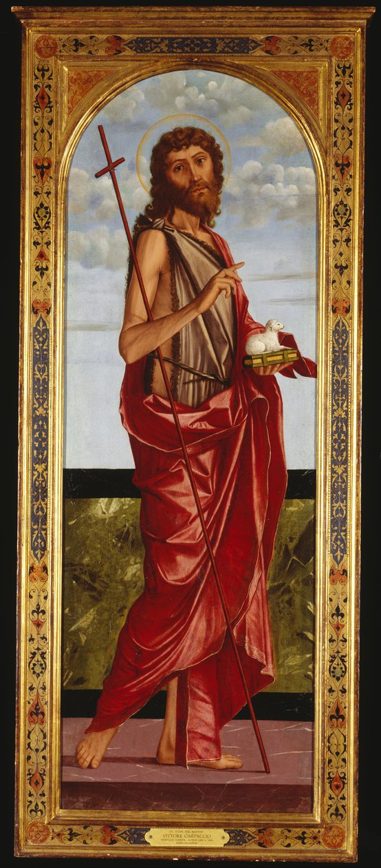 Sint Jan de Doper door Vittore Carpaccio
