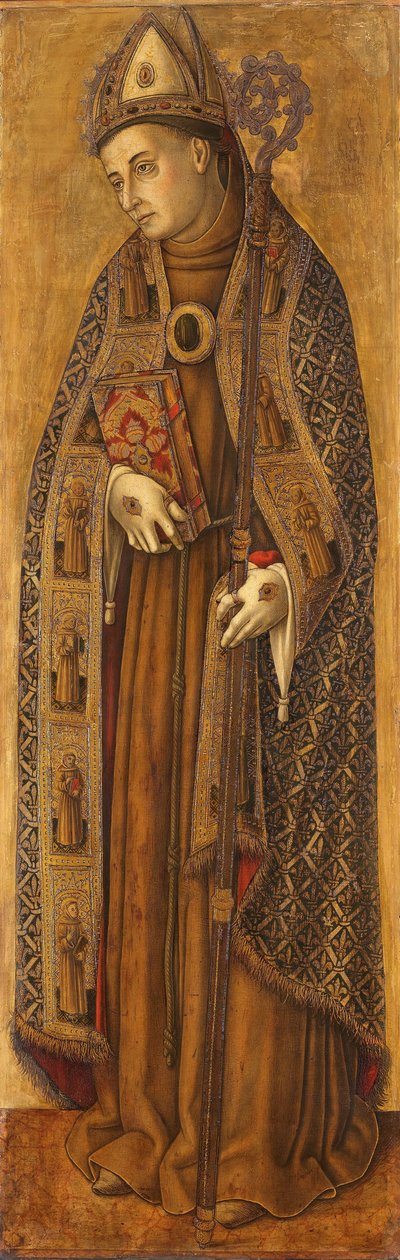 Sint Louis van Frankrijk door Vittore Crivelli