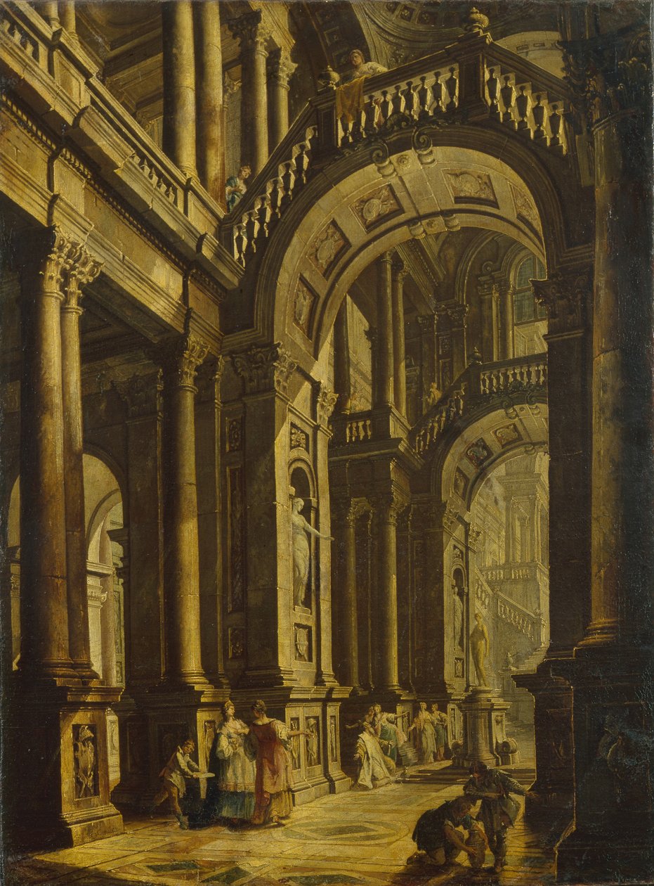 De Afgoderij van Koning Salomo door Vittorio Maria Bigari
