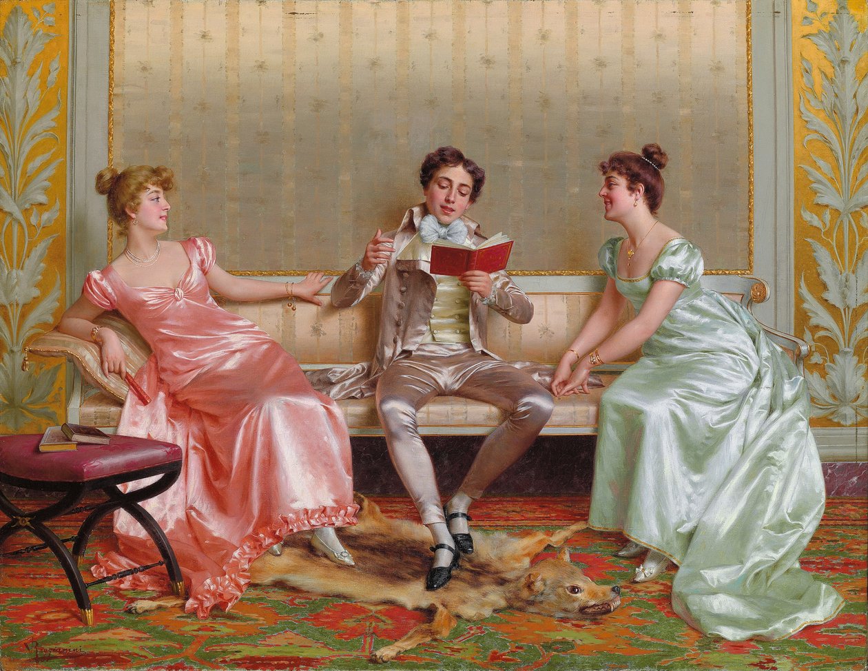 Het lezen door Vittorio Reggianini