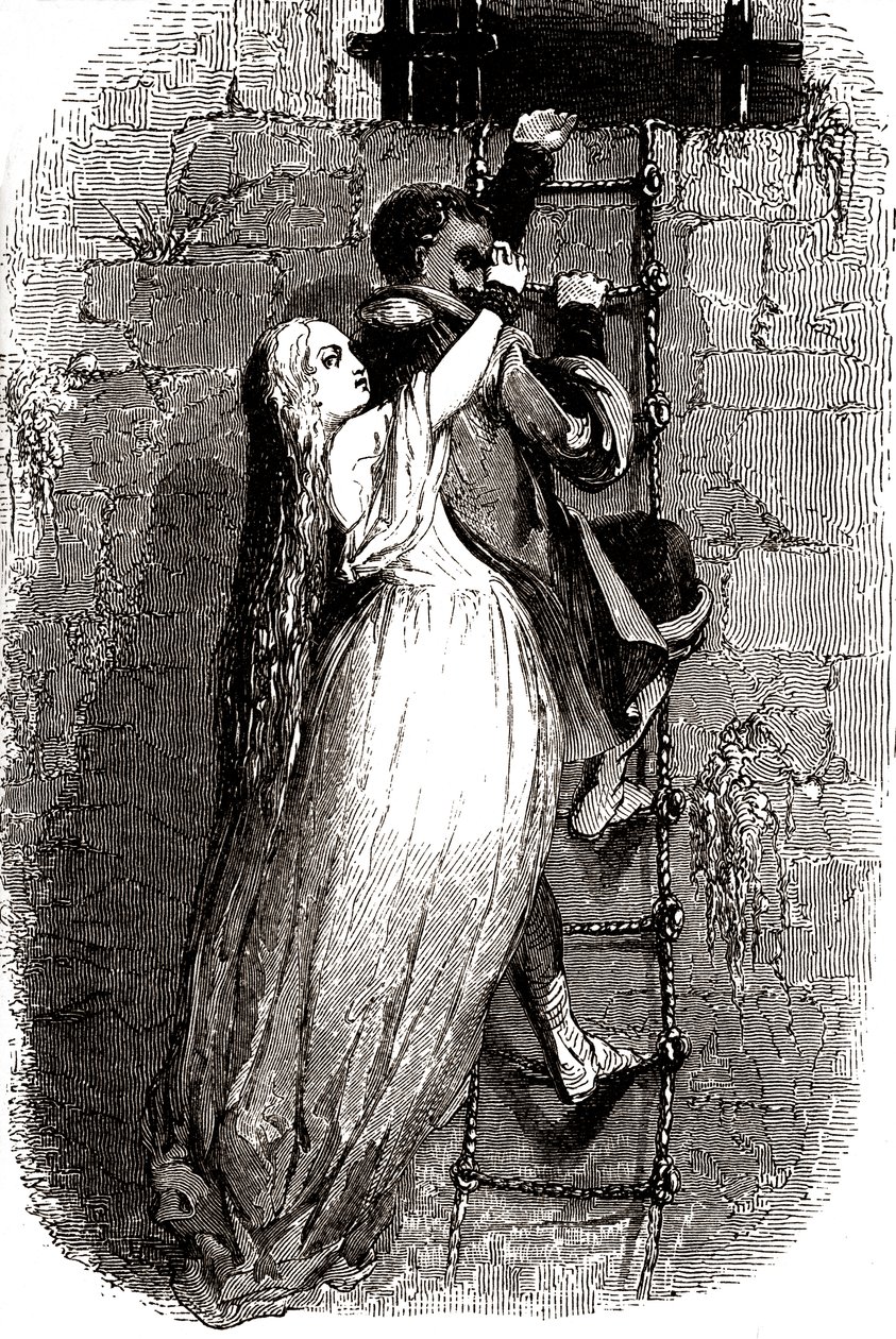 De ontsnapping van Milady de Winter door Vivant (after) Beauce