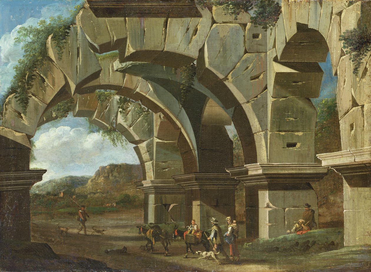 Een Romeinse Ruïne door Viviano Codazzi