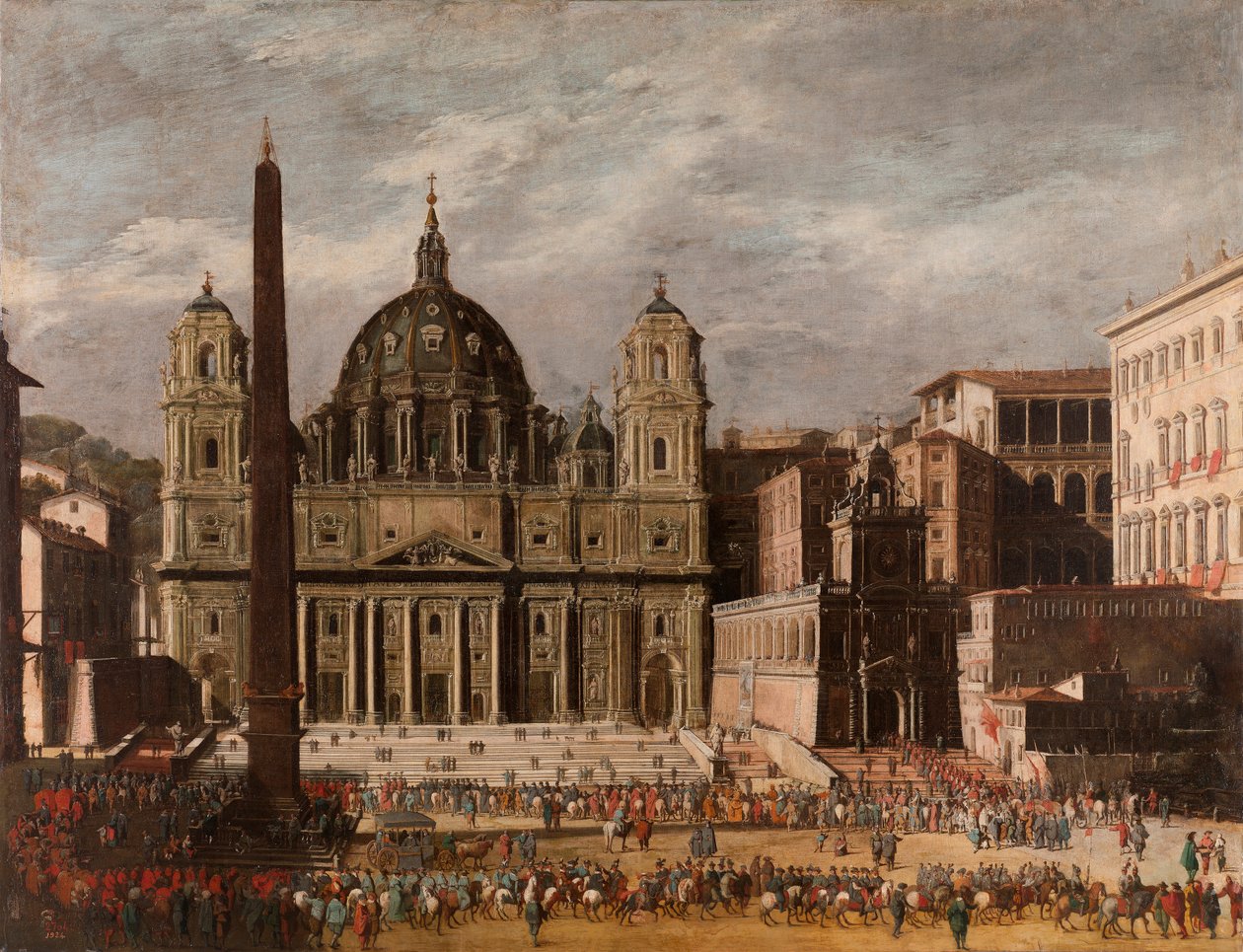 Sint-Pieter, Rome door Viviano Codazzi