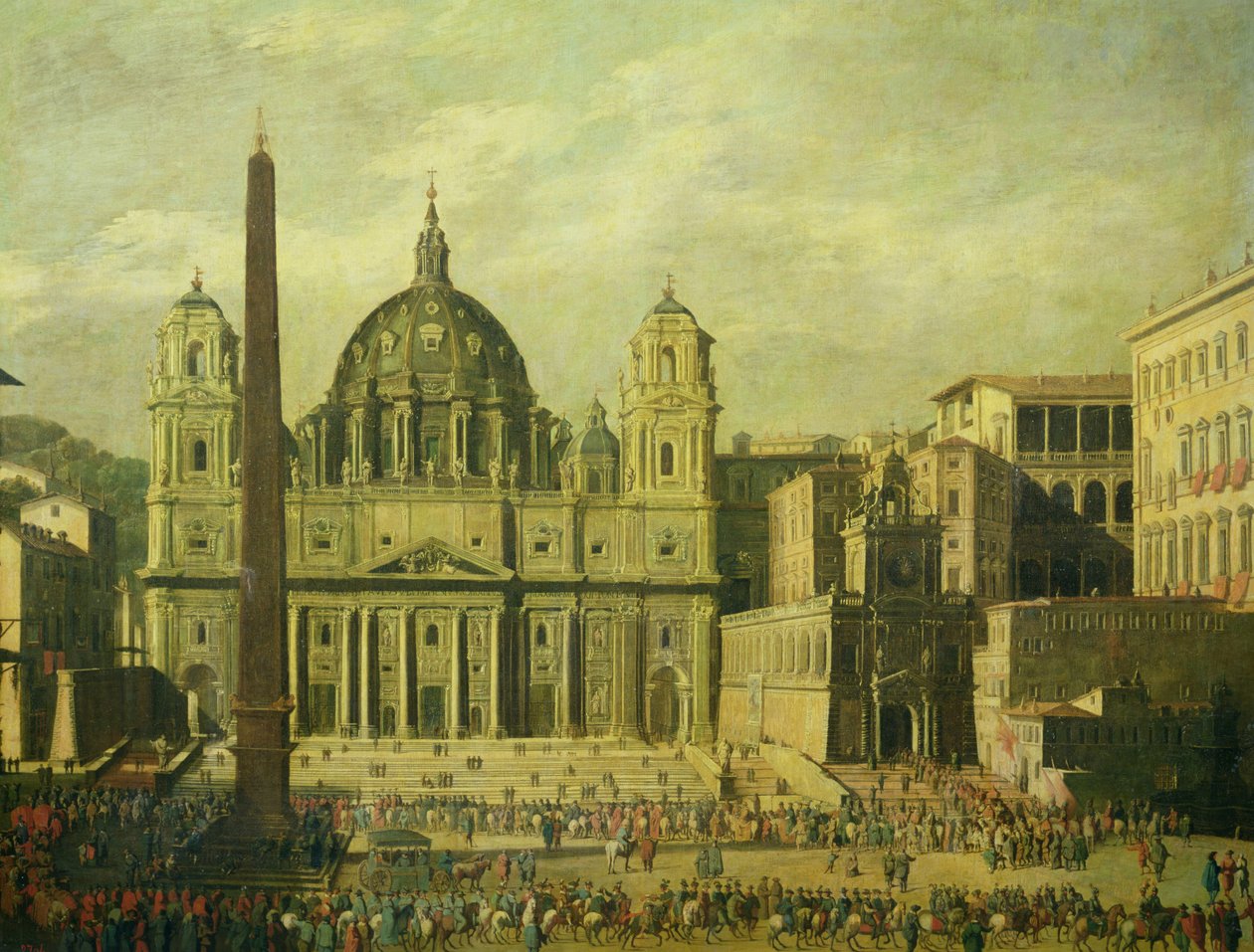 Sint-Pieters, Rome, 1630 door Viviano Codazzi