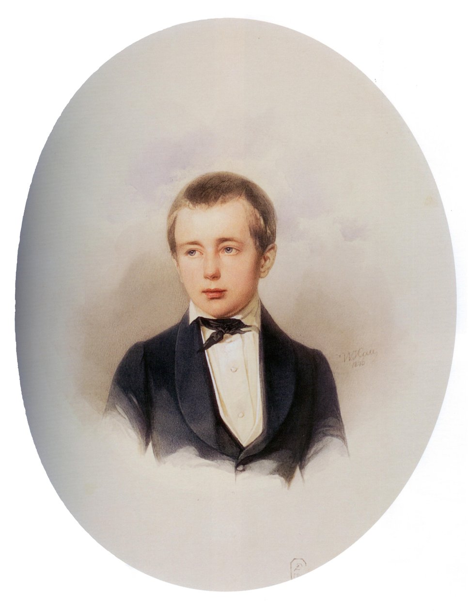 Portret van Aleksei Musin-Pushkin (1834-1889) door Vladimir Ivanovich Hau