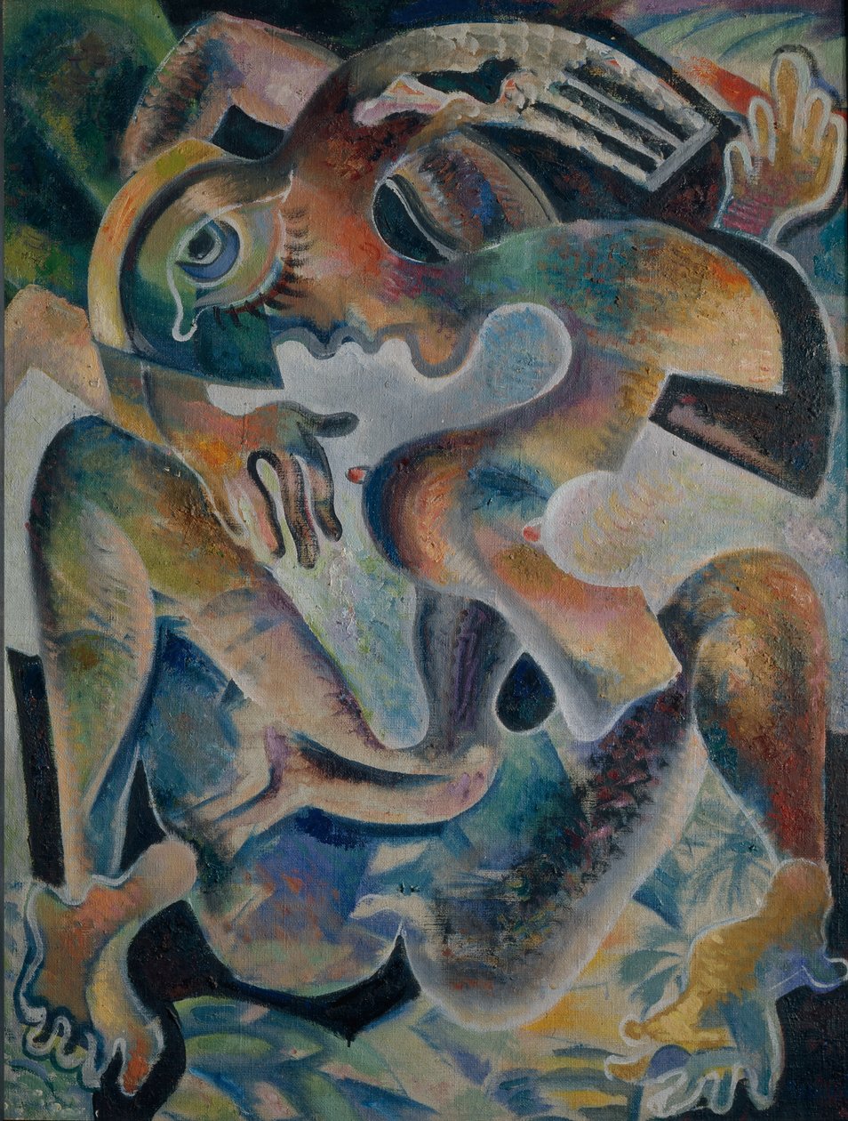 Naakt in een Abstractie, 1926 door Daniel Vladimir Baranoff Rossine